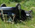 Bild: gf
Mit diesem Hyundai verunglückte die Autofahrerin am frühen Donnerstagabend.
