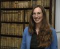 Bild: Petra Hartl
Über alte Kirchenbücher der Pfarrei Sulzbach referierte Historikerin Eva Lehner bei einem Vortrag in der Provinzialbibliothek.