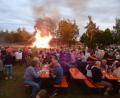 Bild: bk
In Weiherhammer brennt das Johannisfeuer.