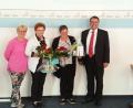 Bild: Andreas Denk/exb
Von links nach rechts: Beate Först, Christa Derbin, Doris Kratzer und Johanniter-Regionalvorstand Martin Steinkirchner