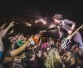 Bild: Myles Wright/ZUMA Wire/dpa
Billie Joe Armstrong und seine Band Green Day geben in Sheffield, Großbritannien, ein Konzert.