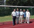 Bild: exb
Das Bild entstand auf dem Sportplatz und zeigt (von links) Polizeioberrat Helmar Termer, Walter Denk, Harald Dippel, Wilhelm Jakob und Max Grillenbeck.