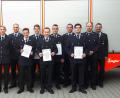 Bild: exb
Die Feuerwehrleute sind die neuen Atemschutzträger der Feuerwehren Weiden und Bechtsrieth.