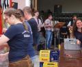 Bild: fjo
Die "Musik-Boys" aus der Nachbargemeinde Georgenberg (im Hintergrund) musizieren zum 26. Mal beim Feuerwehrfest.