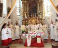 Bild: soj
Domvikar Harald Scharf beim Festgottesdienst in der Pfarrkirche.