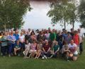 Bild: sip
Die Urlauber der Wanderfreunde vor dem Balaton, der sich jeden Tag von seiner schönsten Seite zeigte.