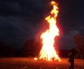 Bild: ksi
Eine riesige Feuersäule weit sichtbar im Naabtal