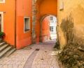 Bild: exb/Thomas Kujat
Das frühere Burgtor ist ein Etappenziel des Stadtspaziergangs.