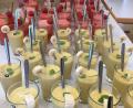 Bild: Katrin Schön
Die Smoothies schmeckten nach Erdbeere oder Mango. Alle Erasmus-Gymnasiasten kamen am Mittwoch in den Genuss dieser vitaminreichen Erfrischung.