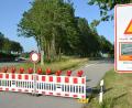 Bild: ll
Das Warnschild zeigt an: Der Parkplatz an der B 470 oben auf dem Pinzigberg ist gesperrt.