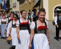 Bild: pop
Viele farbenfrohe und historische Trachten gab es beim Trachtenjubiläum zu sehen.