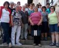 Bild: lep
20 Frauen des Katholischen Frauenbundes treffen sich zur alljährlichen Wanderung.