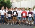 Bild: exb
Die 19 Schüler aus den verschiedenen Wahlpflichtfächern werden bei der „Bestenförderung“ für diese noch freiwillige Abschlussprüfung ausgewählt.