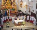 Bild: stn
Zusammen mit Pater Adam Stasicki, Dekan Thomas Jeschner und Pater Rafla ( von Links ) zelebrierte der Jubilar den Festgottesdienst