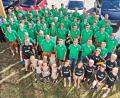 Bild: bnr
Fröhlich und ausgelassen feiern die Sportler den 40.Geburtstag des TSV Trausnitz.