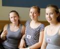 Bild: exb
Das Team KiwiKraft aus Weiden: von links Sarah Böckl, Ilona Feldmann, Helena Reisinger.
