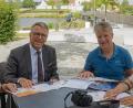 Bild: tr
Die Macher sind hochzufrieden mit dem „cooltour“-Sommer 2019. Im Bild (von links) Kassier Hans Prucker, Bürgermeister Franz Stahl, Fördervereinsvorsitzender Vinzenz Rahn und der Mann für Öffentlichkeitsarbeit, Mirko Streich.