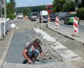 Bild: kgg
Die Bauarbeiten in der Egerer Straße dauern voraussichtlich noch bis Mitte/Ende August an.