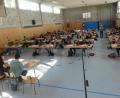 Bild: rn
Wissenstest in der Turnhalle