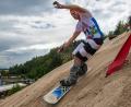 Bild: chl
Johannes Pfab gewinnt den diesjährigen Parallelslalom beim Sandspirit