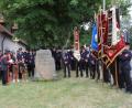 Bild: frd
Am Ehrenmal neben dem Feuerwehrgerätehaus in Trossau wurde der verstorbenen Mitglieder der Dürnersdorfer Wehr gedacht.