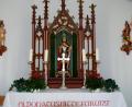 Bild: sche
Bereits seit über 17 Jahrzehnten ziert der kleine neugotische Altar die Donatuskapelle in Aschach, gelegen am Jubiläumswanderweg Amberg-Schnaittenbach
