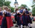 Bild: do
Viel Beifall gibt es beim Feuerwehrfest in Speinshart für die Kindergruppe der "D'Haidnaabtaler".