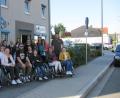 Bild: exb/bfz Weiden
Die Heilerziehungsklassen des BFZ Weiden erfahren, wie der Alltag als Rollstuhlfahrer ist.