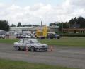 Bild: br
Dröhnende Motoren und quietschende Reifen bestimmen beim 4. ADAC Flugplatzslalom das Bild auf der Start- und Landebahn der Fliegerschule Strößenreuther.