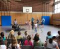 Bild: myd
Instrumentenkunde der praktischen Art erleben die Grundschüler beim Aktionstag.