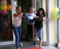 Bild: fpoz
Rauswurf im Kinderhaus: Auch Silke Weinhold (links) und Heike Maier (rechts) hatten Spaß dabei.
