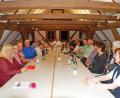 Bild: enz
Im Sengerhof fanden die Vorbereitungen für den Besuch der Partnergemeinde Vál/Ungarn statt