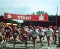 Bild: eib
Bei der Premiere des Johannislaufs 1995 waren 57 Teilnehmer am Start, bereits ein Jahr später (Foto) gingen bereits 144 Sportler auf die Strecke.