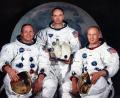 Bild:  Nasa/epa/dpa
Die Besatzung von "Apollo 11", die Astronauten Neil Armstrong (l-r), Michael Collins und Edwin Aldrin.
