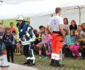 Bild: le
Mit einer tollen Vorführung wie man Menschenleben rettet wartete die Flosser Jungfeuerwehr auf. Die Kinder waren begeistert.