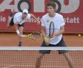 Bild: ref
Peter Heller und Pascal Brunner (hinten links) spielten in allen Partien in diesem Jahr immer an Nummer eins und zwei für den TC Schanzl