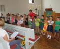 Bild: adj
Die Maxis des AWO-Kindergartens Regenbogenland werden in einen neuen Lebensabschnitt verabschiedet.