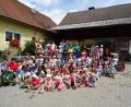 Bild: exb
Die Kinder und das Team des Kinderhauses haben den Tag auf dem Erlebnisbauernhof sehr genossen.