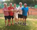 Bild: kr
Bild der Meistermannschaft der Herren 55 , von links Karl - Heinz Griesbeck, Harry Koller, Jens Müller, Hans Waterloo und Mannschaftsführer Udo Ludwig.