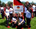 Bild: exb
Für Deutschland am Start: Die Hirschauer Turnerinnen (von links) Hildegard Siegert, Andrea Hofmann, Marianne Wild, Karin Zech, Elfriede Gerstmann und Maja Schertl.