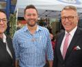 Bild: kro
Niederlassungsleiter Helmut Zerreis, Prüfstellenleiter Christian Geweth und Bürgermeister Franz Stahl (von links) verstanden sich von Anfang an prächtig.