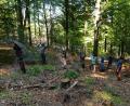 Bild: exb
Freiwilliger Einsatz für Wald und Natur: Bei einer Arbeitswoche des Bergwaldprojekts e.V. bauen Schüler der Waldorfschule Gröbenzell beim Forstbetrieb Fichtelberg einen entbehrlichen Kulturzaun ab.