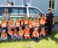 Bild: Lisa Langer/exb
Polizeibesuch im Kindergarten.
