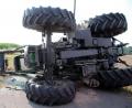 Bild: jma
Der Traktor blieb auf der rechten Seite liegen.