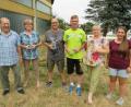 Bild: adj
Blau-Weiß ehrt die Sieger der Clubmeisterschaft. Von links: Vorsitzender Rudolf Schröpfer, Jutta Krause, Dietmar Kühlein, Christa Frenzel und Sportwartin Tanja Wenning.