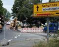 Bild: Portner
Am Dienstagnachmittag starteten die Bagger auf der Staatsstraße 2159 in Richtung Shell-Tankstelle. Eine Ampel regelt den Verkehr auf der einspurig befahrbaren Straße.