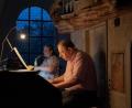 Bild: kar
Bei der vierten geistlichen Abendmusik kreuzten Michael Koch an der Orgel und Brunhild Narnhammer am Saxophon geistliche und weltliche Melodien.