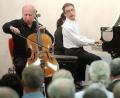 Bild: Wolfgang Steinbacher
Cellist Misha Quint und Pianist Dmitri Novgorodsyk eröffneten das Sulzbach-Rosenberger Musik-Festival.