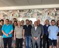 Bild: Kirsten Probst, SYSKRON
Die Gründungsmitglieder des Industrieverein Bayern für angewandte Künstliche Intelligenz e.V. (von links): Raimund Hummel, Dr. Patrick Glauner, Franz Diebold, Marinus Bommer, Thomas Achhammer, Prof. Dr. Elmar W. Lang (Vorstandsvorsitzender), Dr. Markus Goldhacker, Severin Diepold (Vorstandsvorsitzender, Syskron X GmbH), Tobias Amann, Dr. Michael Colombo (TIKI Technologisches Institut für Angewandte Künstliche Intelligenz GmbH), Ralf Plüschke, Reiner Keck, Dominik Ramsauer, Andrea Spichtinger.