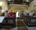 Bild: Ingrid Leser/exb
Die Gläubigen feierten den Patroziniums-Gottesdienst in der Kirche in Bruck am Hammer.